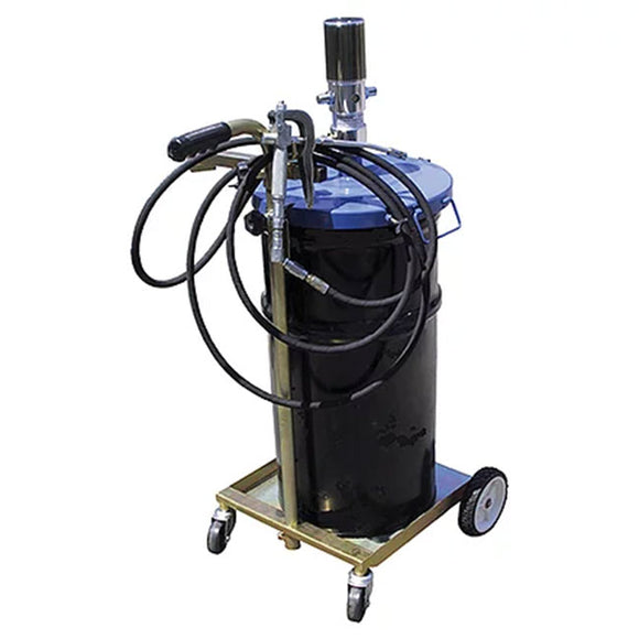 AFF 8622A 50:1 Air-Operated Portable Grease Unit (16Gal) W/ 4-wheel cart