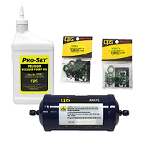 CPS Products FX3030X1 FX Series Maintenance Kit Includes Filter, A/C Vacuum Pump Oil and Coupler ORings