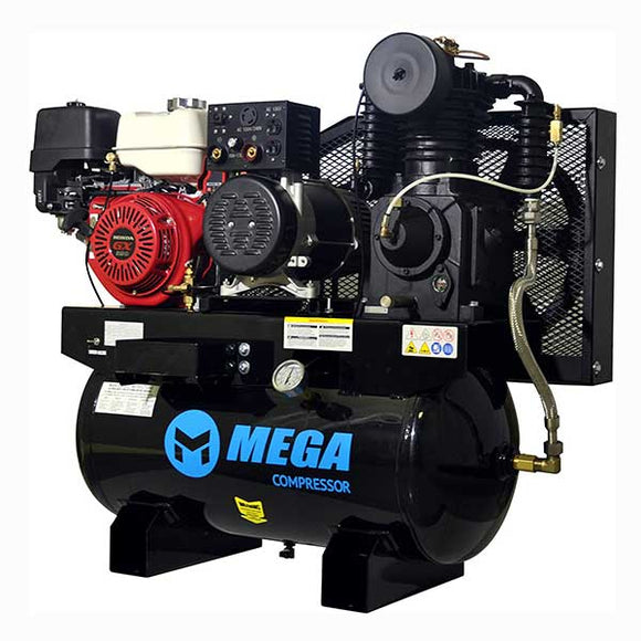 Mega Compressor MP-13030HWG 13 Hp Honda Electric Start Welder/Generator/Air Compressor
