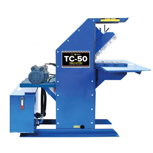 TSI TC-50 EP Tire Cutter 3HP, 220 Single Phase Electric Motor | Salvage and Recycling Equipment