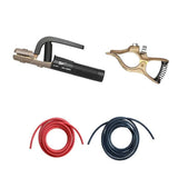 Welding Combo Kit with Electrode Holder, Ground Clamp and Welding Cable