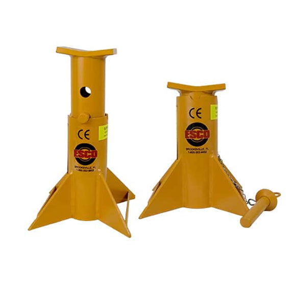ESCO 10436 Jack Stands (Pair) For Forklift, 13 Ton Weight Capacity Per Pair