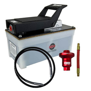 ESCO 10591 Pump, Air/Hydraulic, 2 ½ Quart Kit (Contains 10590, 10610 Hose and 10601K Reducer Kit)