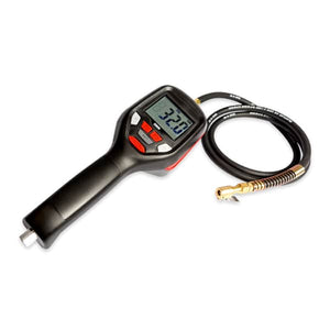 ESCO 10963 Tire Inflator, Automatic Digital LCD Gauge w/ Clip on Chuck (Rechargeable)