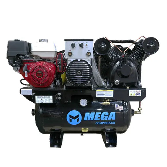 Mega Compressor MP-13030HWGH-250 Honda Electric Start Welder/Generator/Air Compressor